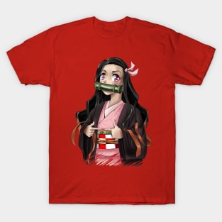 Shy Nezuko T-Shirt